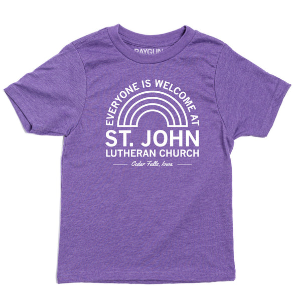 St. John Lutheran Church: Everyone Is Welcome Kids Shirt