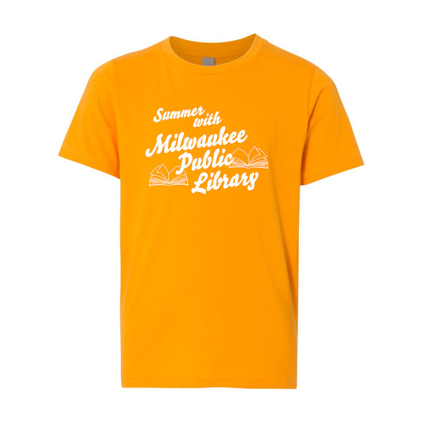 Milwaukee Public Library: Summer with Milwaukee Public Library Kids Shirt