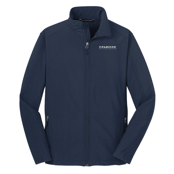 Oakridge Neighborhood: Pocket Logo Soft Shell Jacket