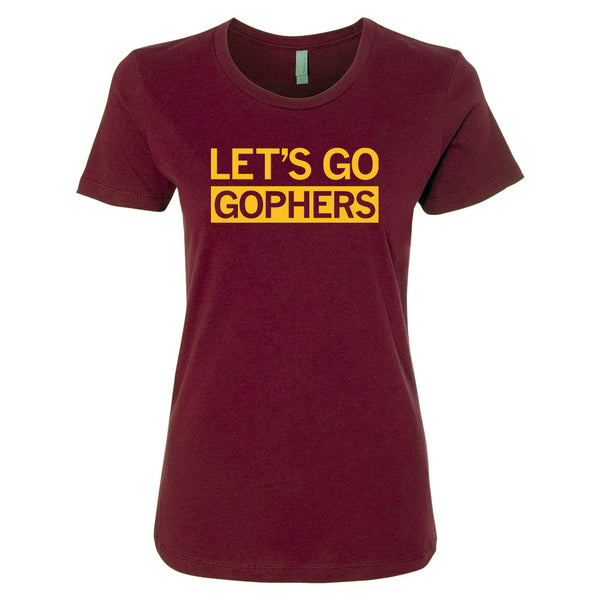 UMGBC: Let's Go Gophers Women's Shirt