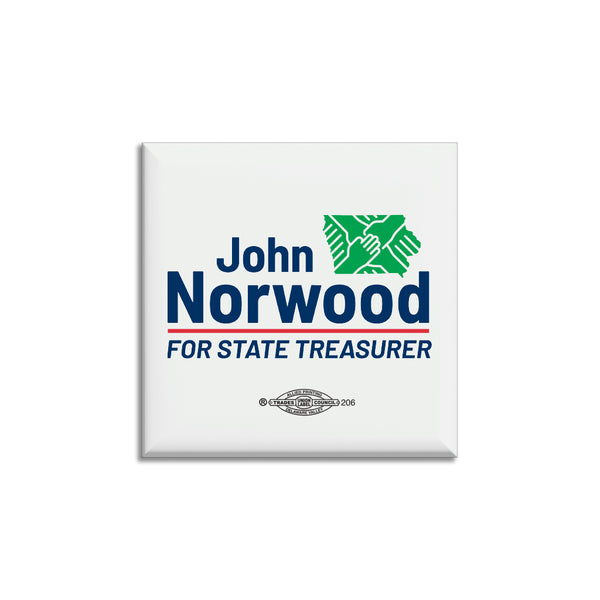 John Norwood Square Button