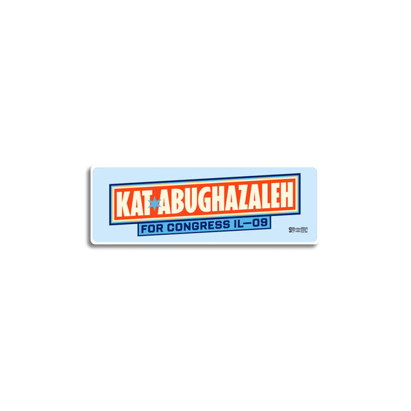 Kat for Illinois Laptop Sticker