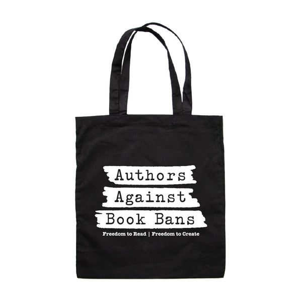 Authors Against Book Bans Logo Tote Bag