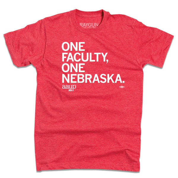 AAUP: One Faculty, One Nebraska Shirt