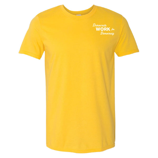 Cass County Dems: Democrats Work for Democracy Pocket Shirt