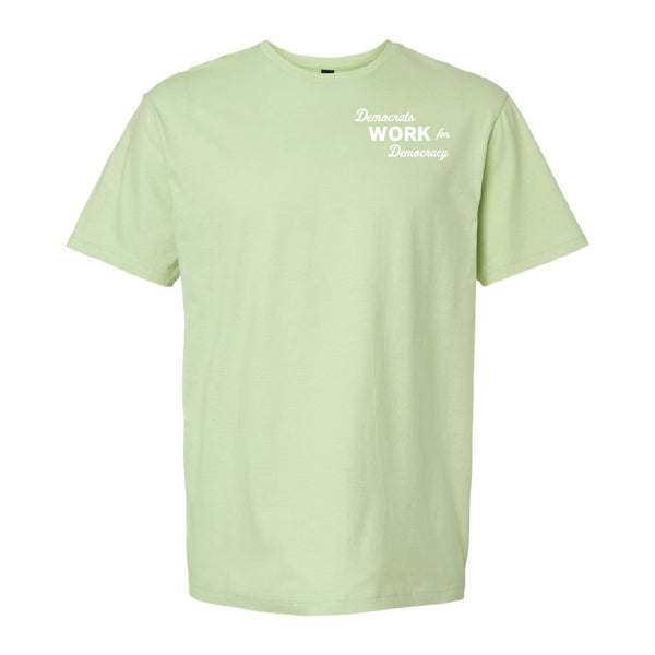 Cass County Dems: Democrats Work for Democracy Pocket Shirt