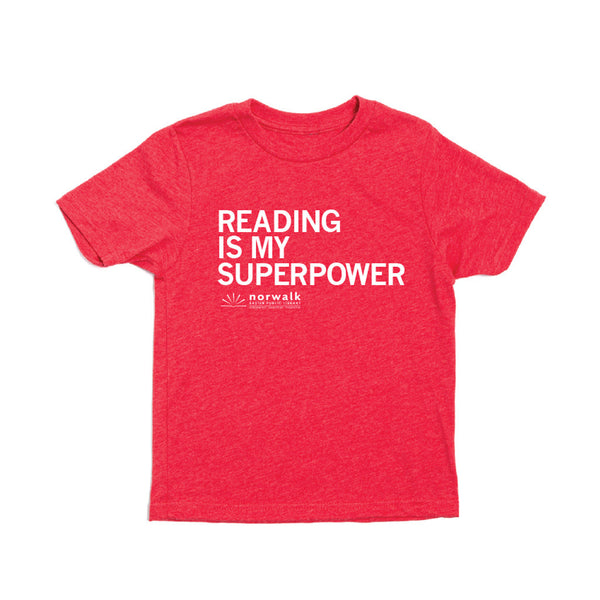 NEPLF: Reading is my Superpower Kids Shirt