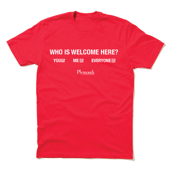 Plymouth Church: Who Is Welcome Here? Shirt