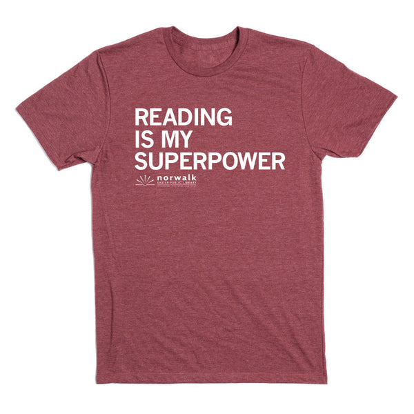 NEPLF: Reading is my Superpower Shirt