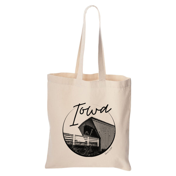 Storied Escapes: Covered Bridge Tote Bag
