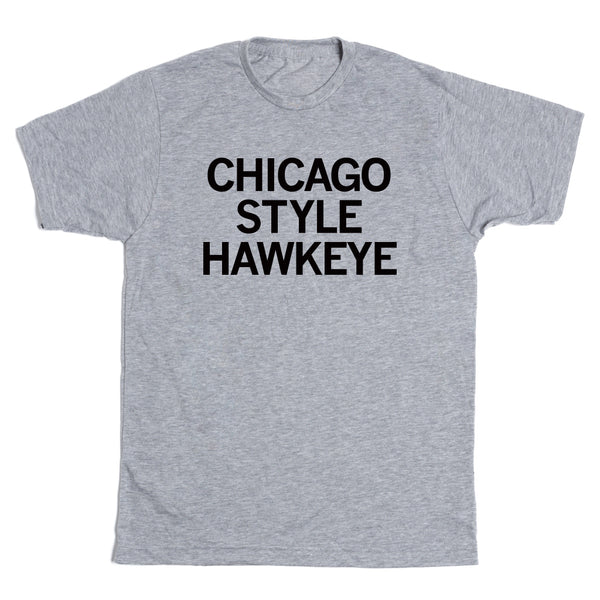 Chicago Iowa Club: Chicago Style Hawkeye Shirt