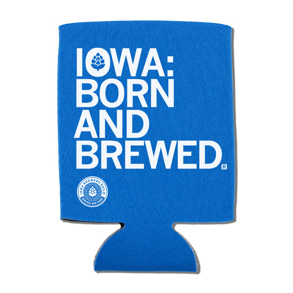 Iowa: Born and Brewed Can Cooler