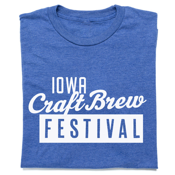 Iowa Craft Brew Festival Text Shirt