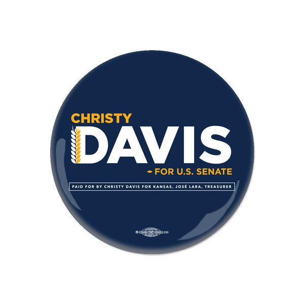 Christy Davis For U.S. Senate Button