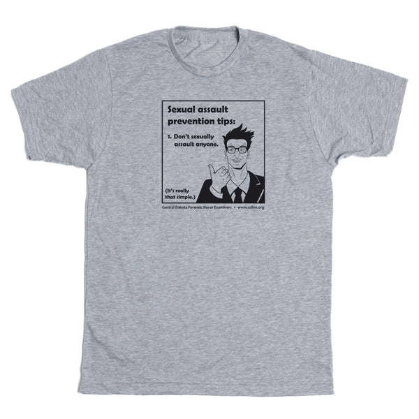 Sexual Assault Prevention Tips Shirt