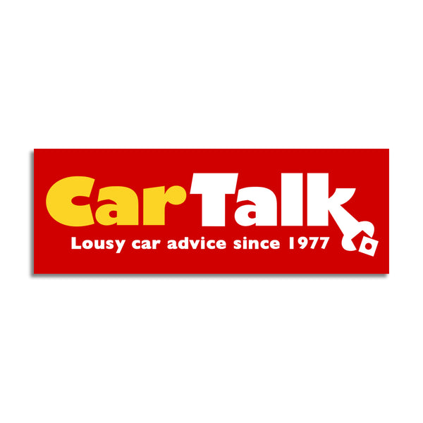 Car Talk: Logo Bumper Sticker