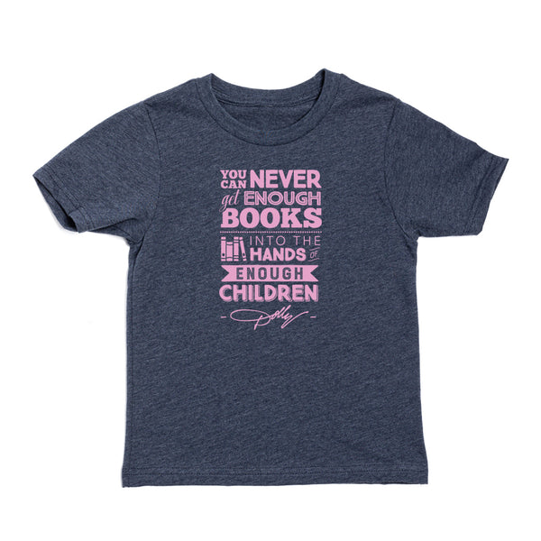 CPRL: You Can Never Get Enough Books Kids Shirt