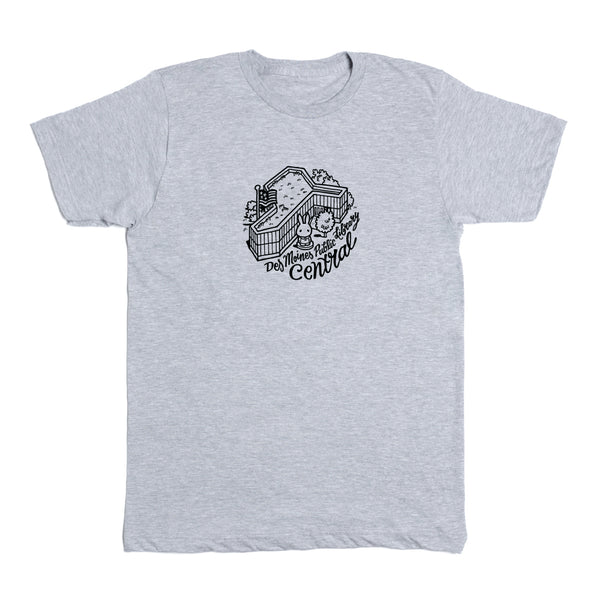 Des Moines Public Library 'Central' Logo Shirt