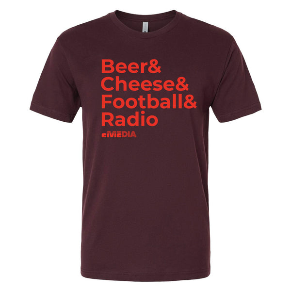 Civic Media: Beer & Cheese & Football & Radio Shirt