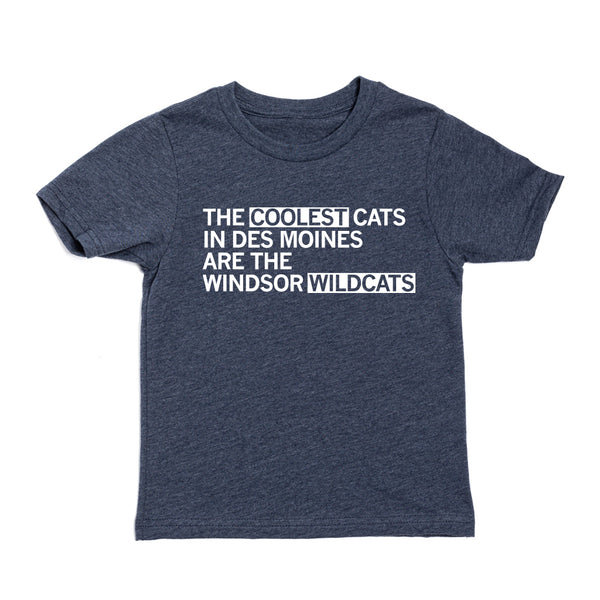 Windsor PAWS: The Coolest Cats in Des Moines Kids Shirt
