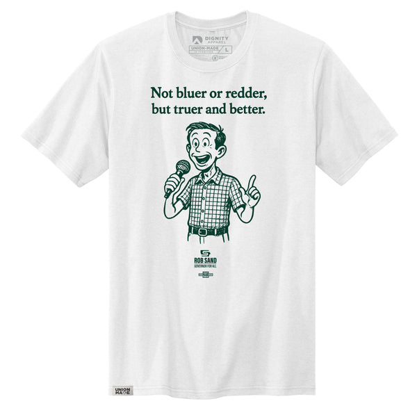 Rob Sand: Not Bluer or Redder but Truer and Better