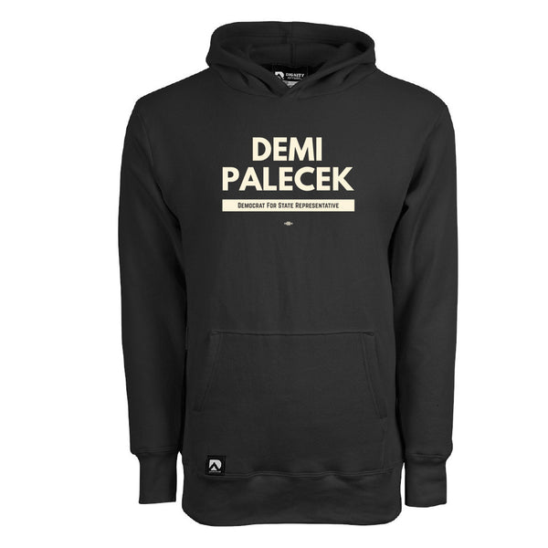 Demi Palecek Logo Pullover Hooded Sweatshirt