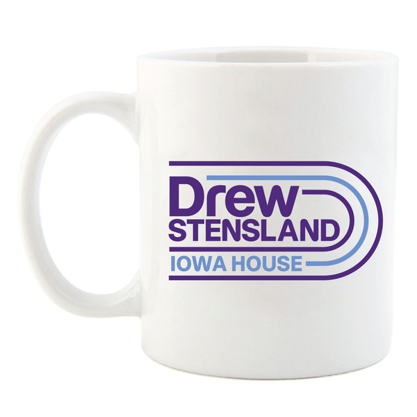 Drew Stensland Iowa House Logo Mug