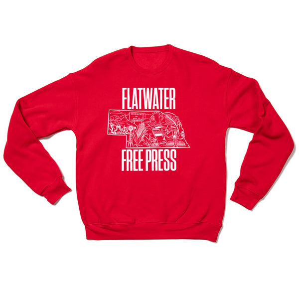 Flatwater Free Press Nebraska State Crewneck Sweatshirt