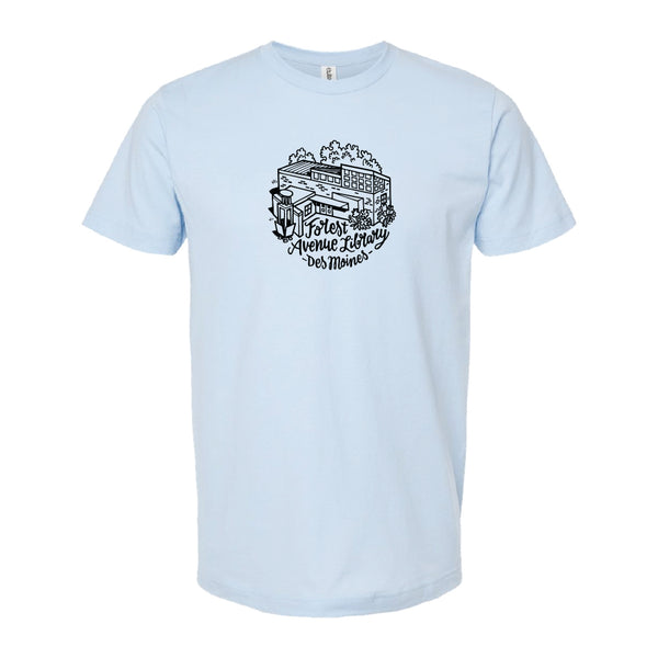 Des Moines Public Library 'Forest' Logo Shirt
