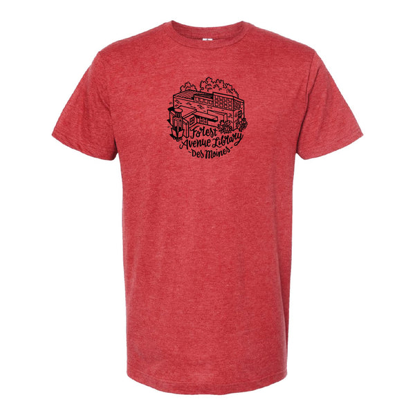 Des Moines Public Library 'Forest' Logo Shirt