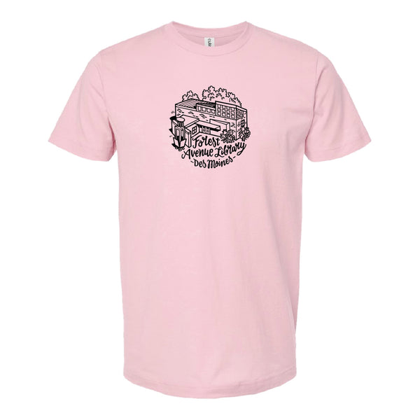 Des Moines Public Library 'Forest' Logo Shirt
