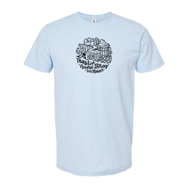 Des Moines Public Library 'Franklin' Logo Shirt