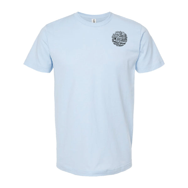 Des Moines Public Library 'Franklin' Pocket Logo Shirt