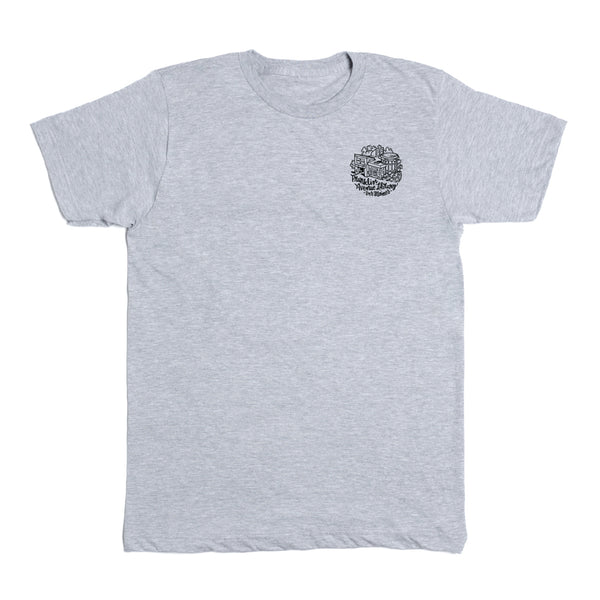 Des Moines Public Library 'Franklin' Pocket Logo Shirt