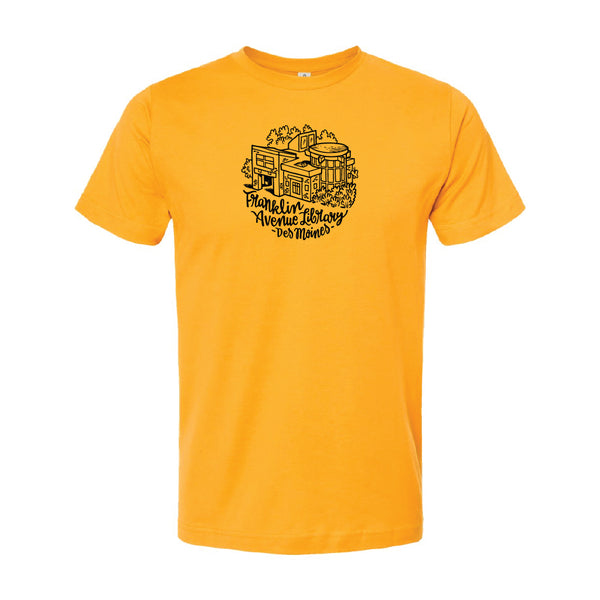 Des Moines Public Library 'Franklin' Logo Shirt