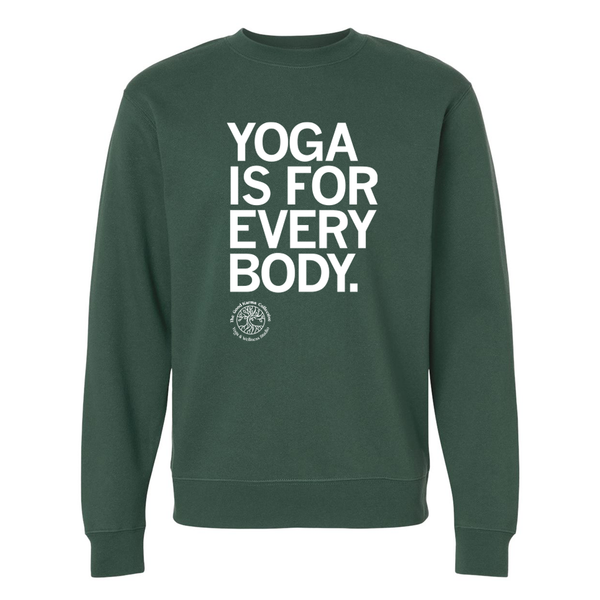 Good Karma Collective: Yoga Is For Every Body Crewneck Sweatshirt