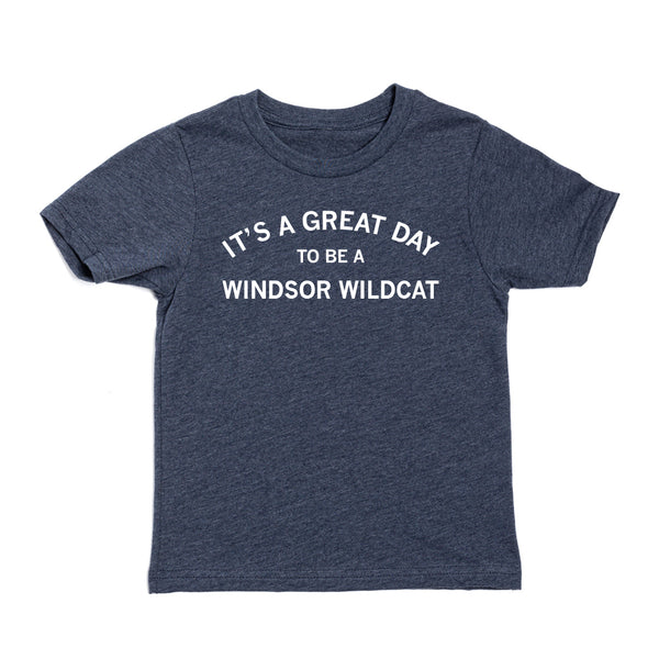 Windsor PAWS: It's A Great Day To Be A Windsor Wildcat Kids Shirt
