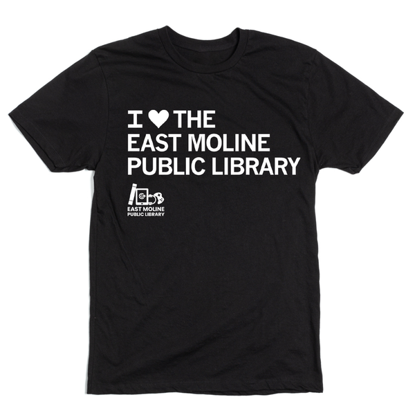 FOEMPL: I Heart the East Moline Public Library Shirt