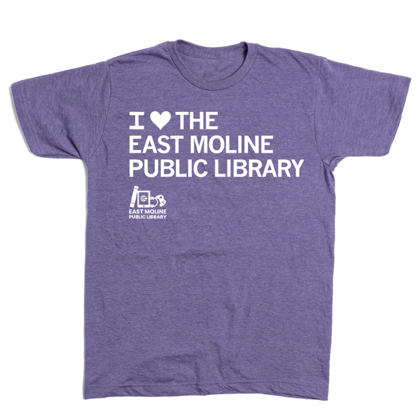 FOEMPL: I Heart the East Moline Public Library Shirt