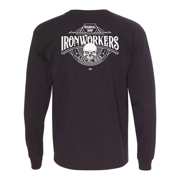 Iron Workers 853 Logo Long Sleeve Shirt