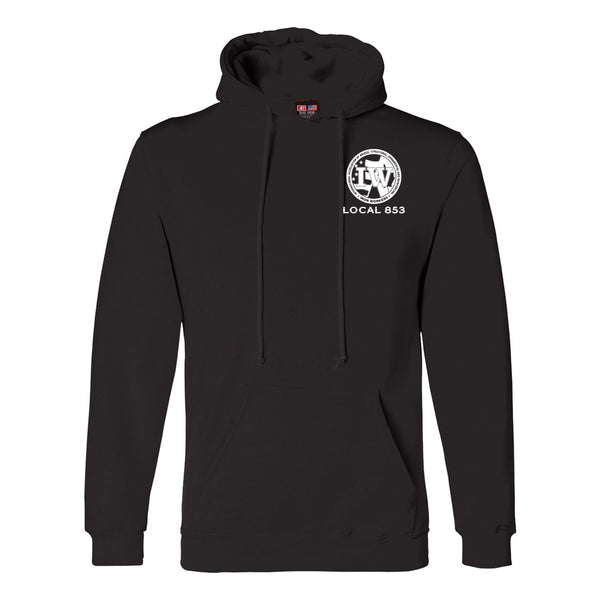 Iron Workers 853 Logo Hooded Sweatshirt