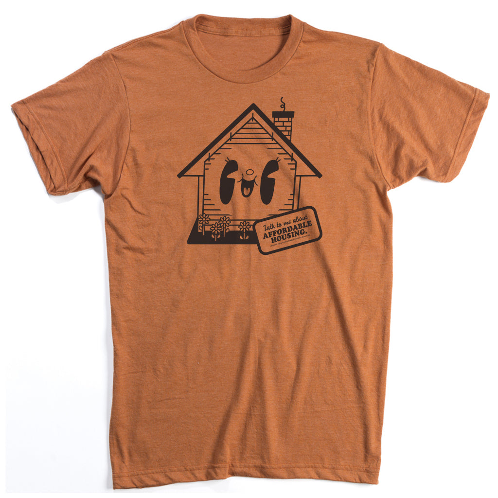 Johnson County Talk to Me About Affordable Housing Shirt Raygun Custom