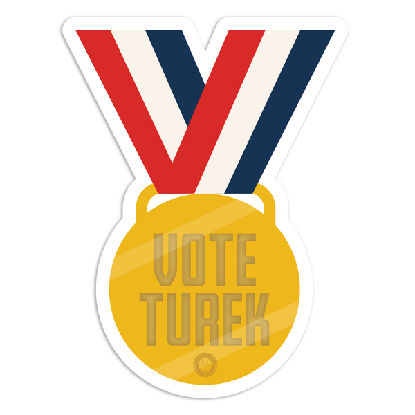 Josh Turek for Iowa: Gold Medal Sticker