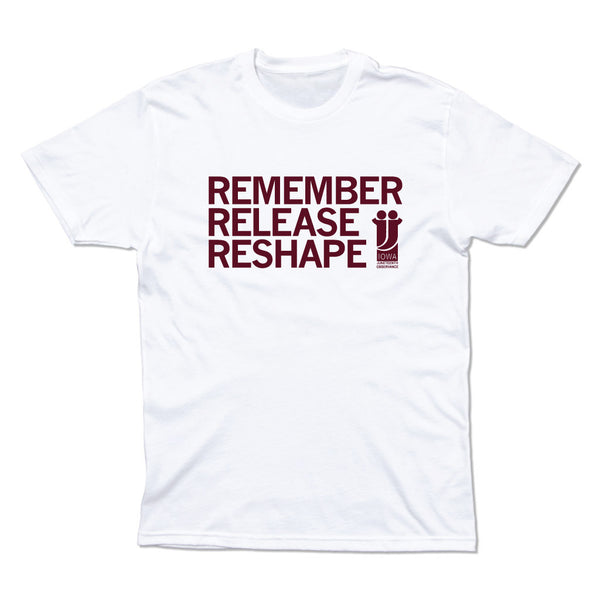 Iowa Juneteenth Observance: Remember Release Reshape Shirt