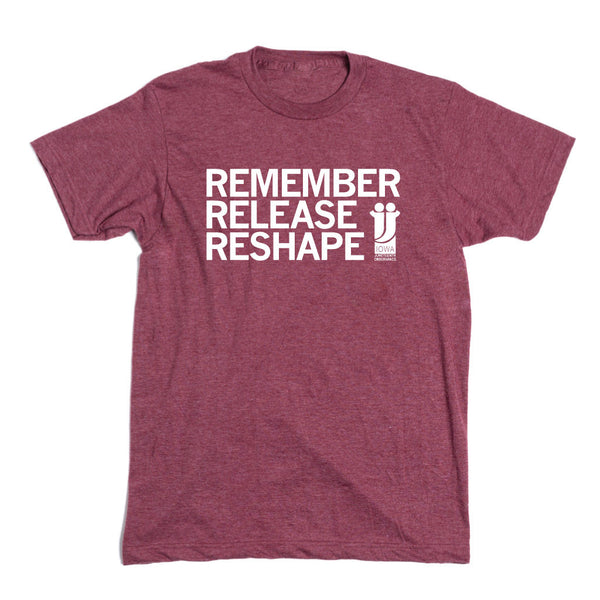Iowa Juneteenth Observance: Remember Release Reshape Shirt