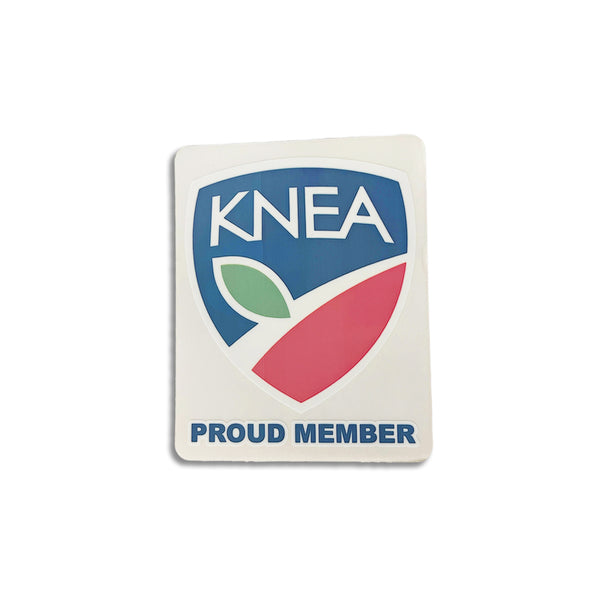 KNEA Proud Member Window Cling