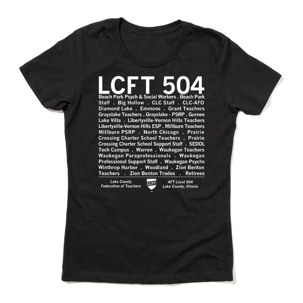LCFT 504 Council Names Women's Shirt