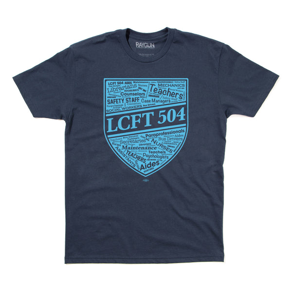 LCFT 504 Word Collage Shield Shirt