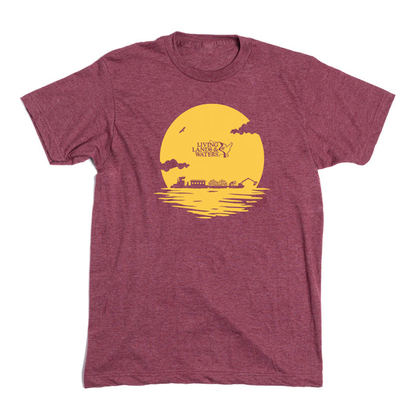 Living Lands & Waters: Sunset Barge Shirt