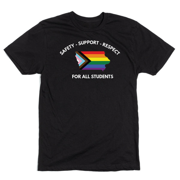 LizFromIowa: Safety Support Respect For All Students Shirt